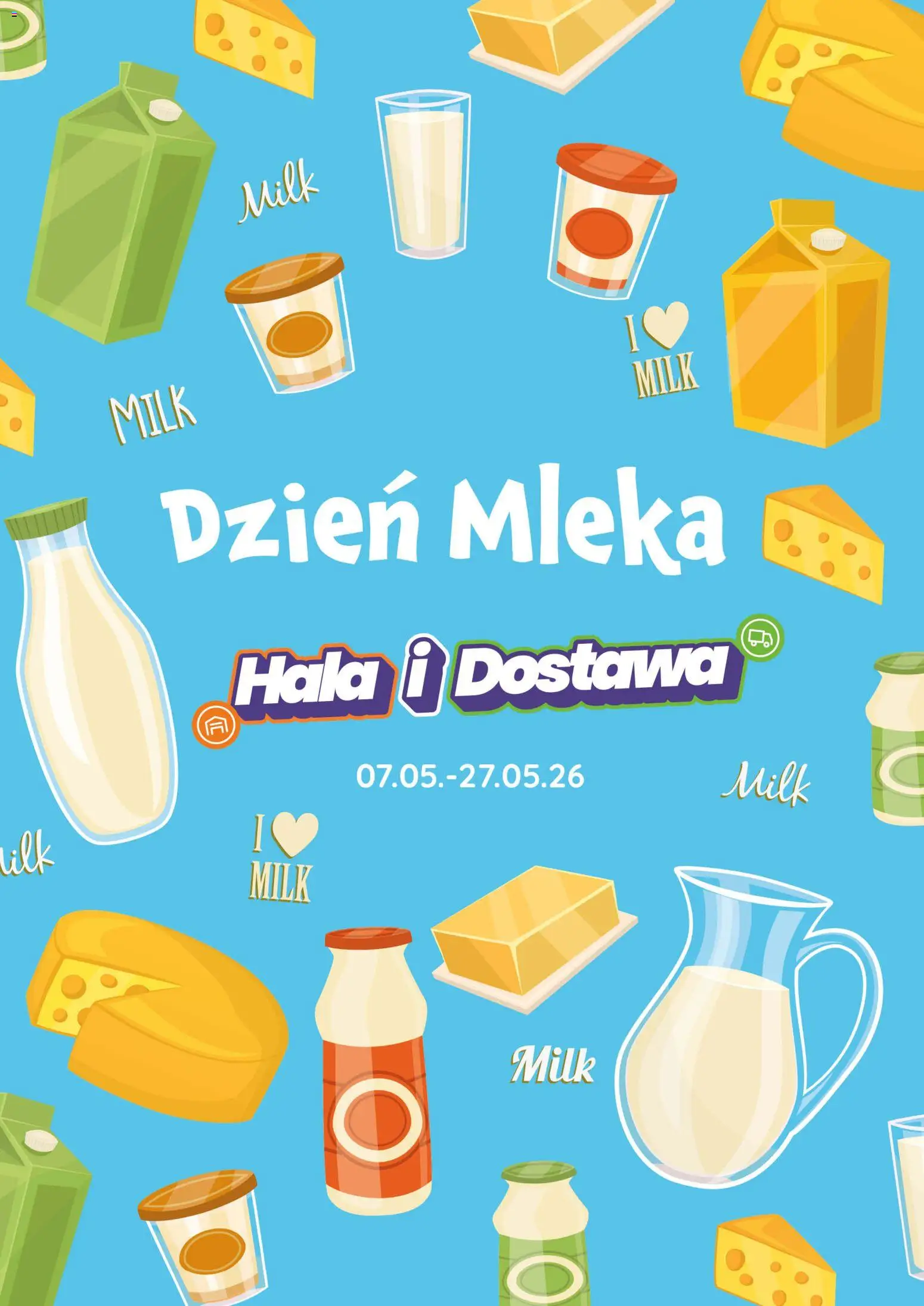 Pogląd gazetki "Eurocash gazetka - Dzień Mleka" ze sklepu Eurocash ważnej od 07.05.2026 - Mleka