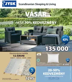JYSK - JYSK akciós újság megtekintése, amely érvényes 2026.07.01.-től