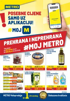 Pregled letka Metro Katalog trgovine Metro vrijedi od 16.07.2026