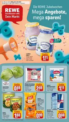 Vorschau von dem Prospekt des Geschäftes Rewe, gültig ab dem 21.09.2026