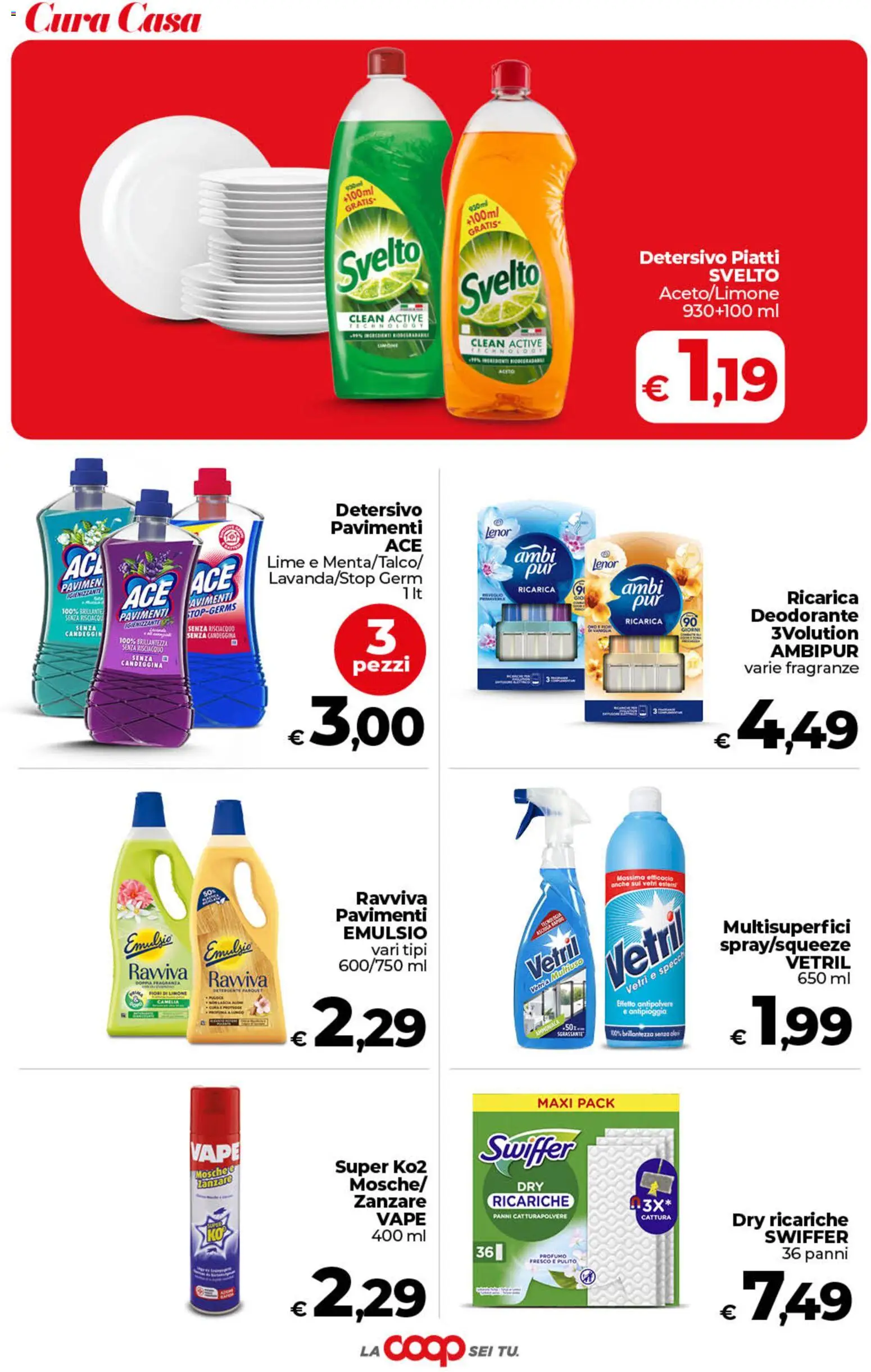 Anteprima dell'opuscolo COOP volantino Superstore Sicilia dal negozio COOP valido da 01/09/2026 - Fiori, Lime, Profumo, Deodorante, Vaniglia, Detergente, Fragranza, Panni