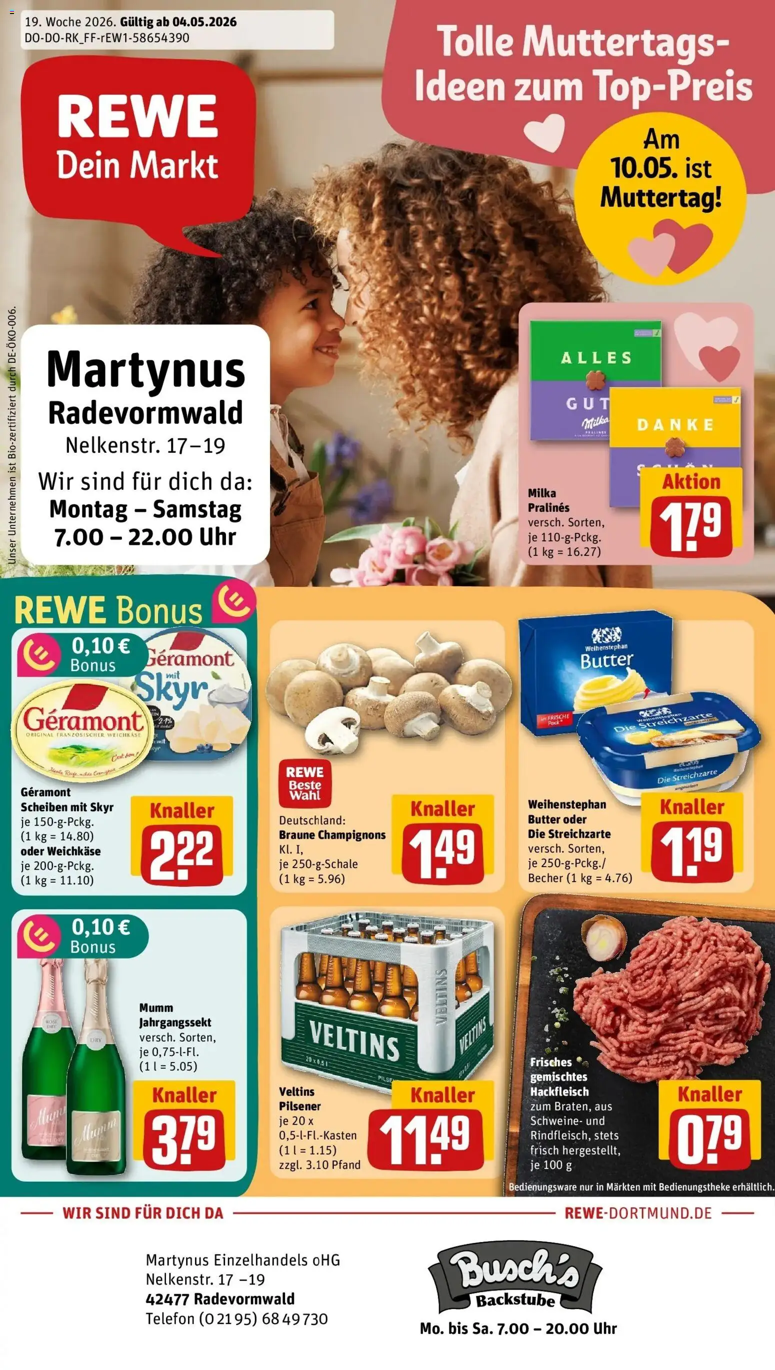 Vorschau von dem Prospekt des Geschäftes Rewe, gültig ab dem 04.05.2026