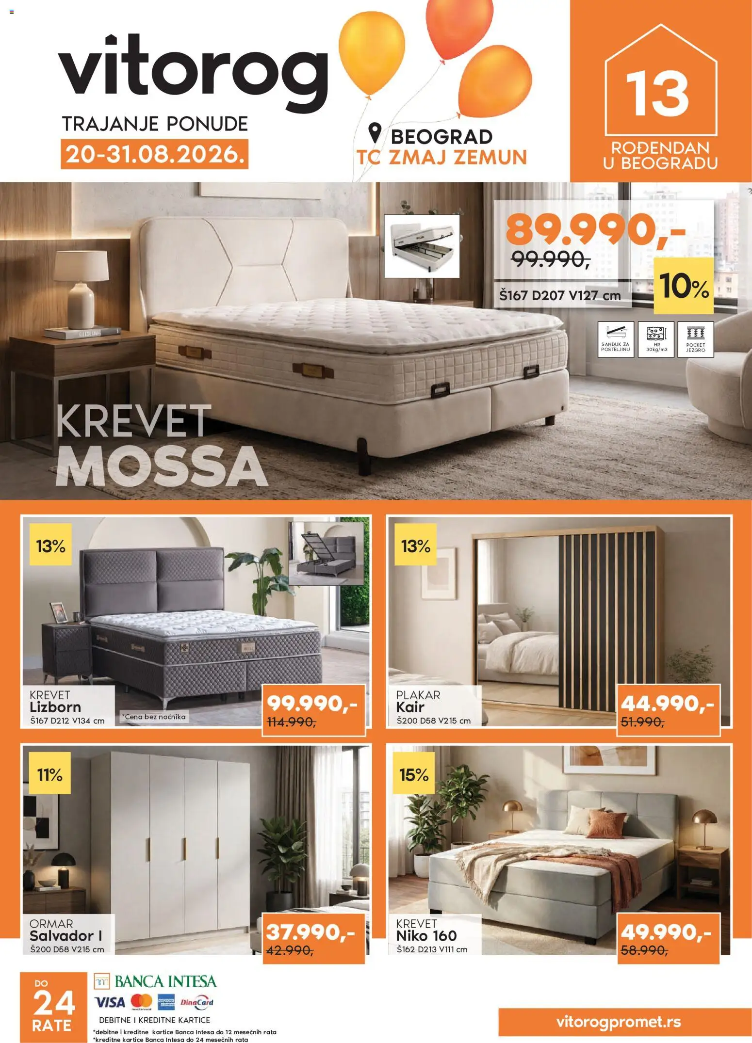 Pregled Vitorog kataloga - važi od 20.08.2026
