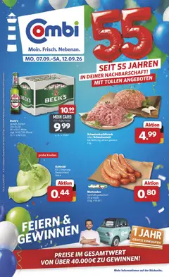 Vorschau von dem Prospekt des Geschäftes Combi, gültig ab dem 07.09.2026