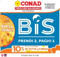Anteprima dell'opuscolo Conad volantino Trescore Balneario dal negozio Conad valido da 07/10/2026
