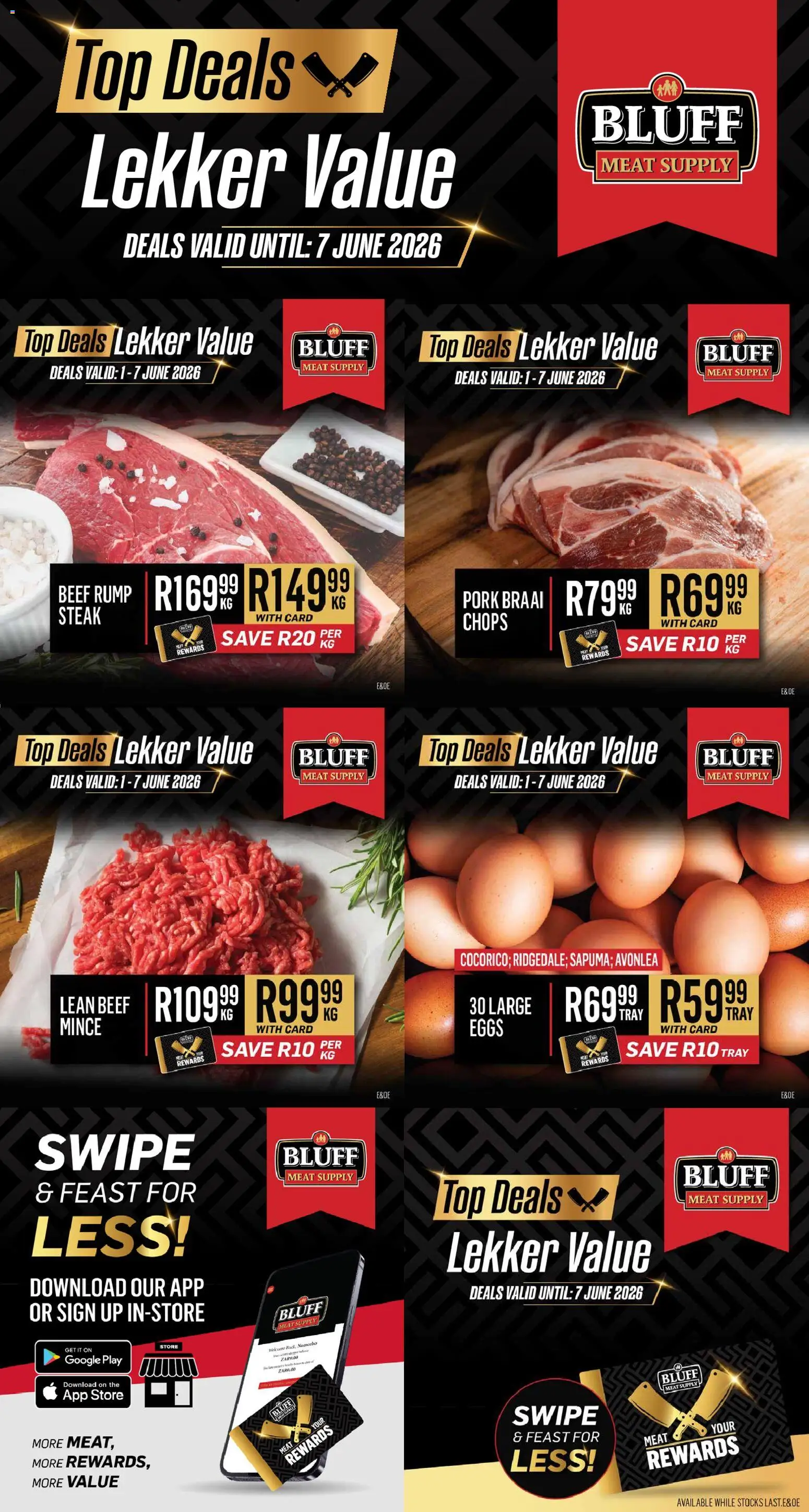 Preview of Bluff Meat Supply flyer valid from 01/06/2026