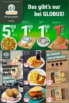 Vorschau von dem Prospekt des Geschäftes Globus, gültig ab dem 14.09.2026