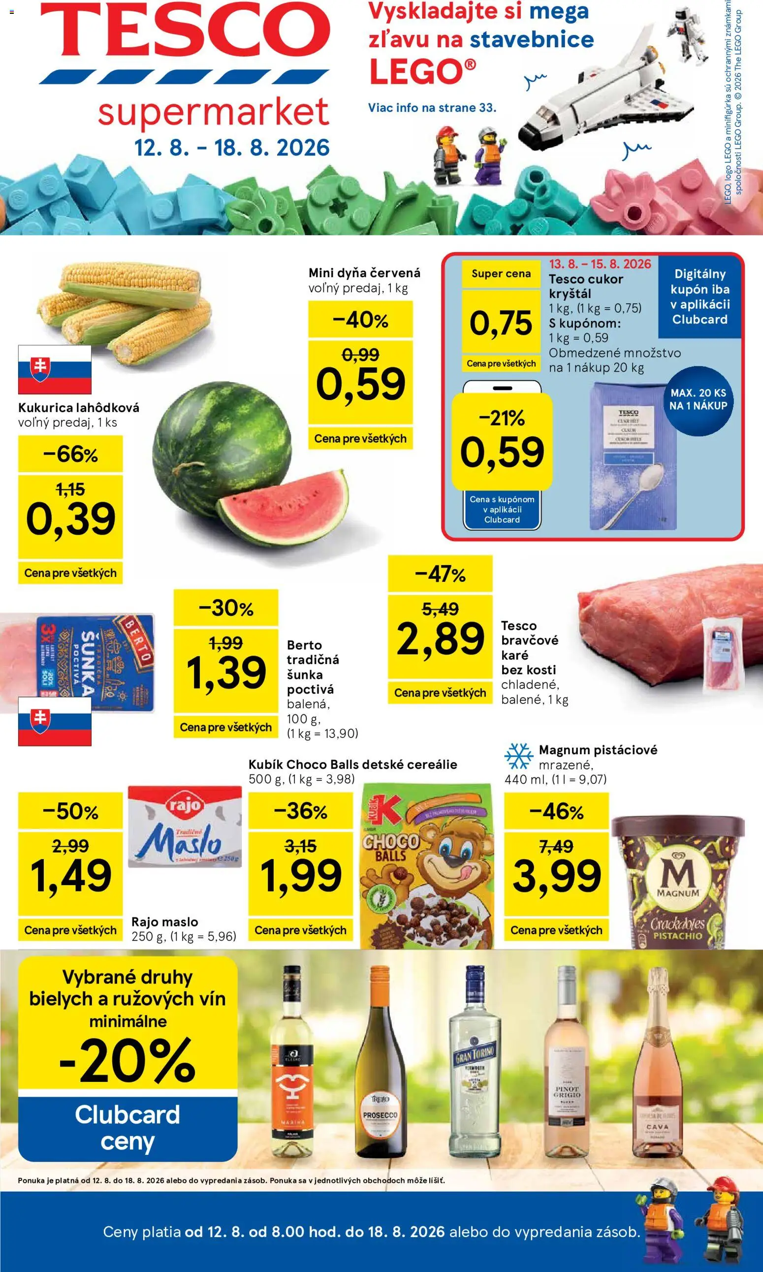 Náhľad Tesco letáku platného od 12.08.2026