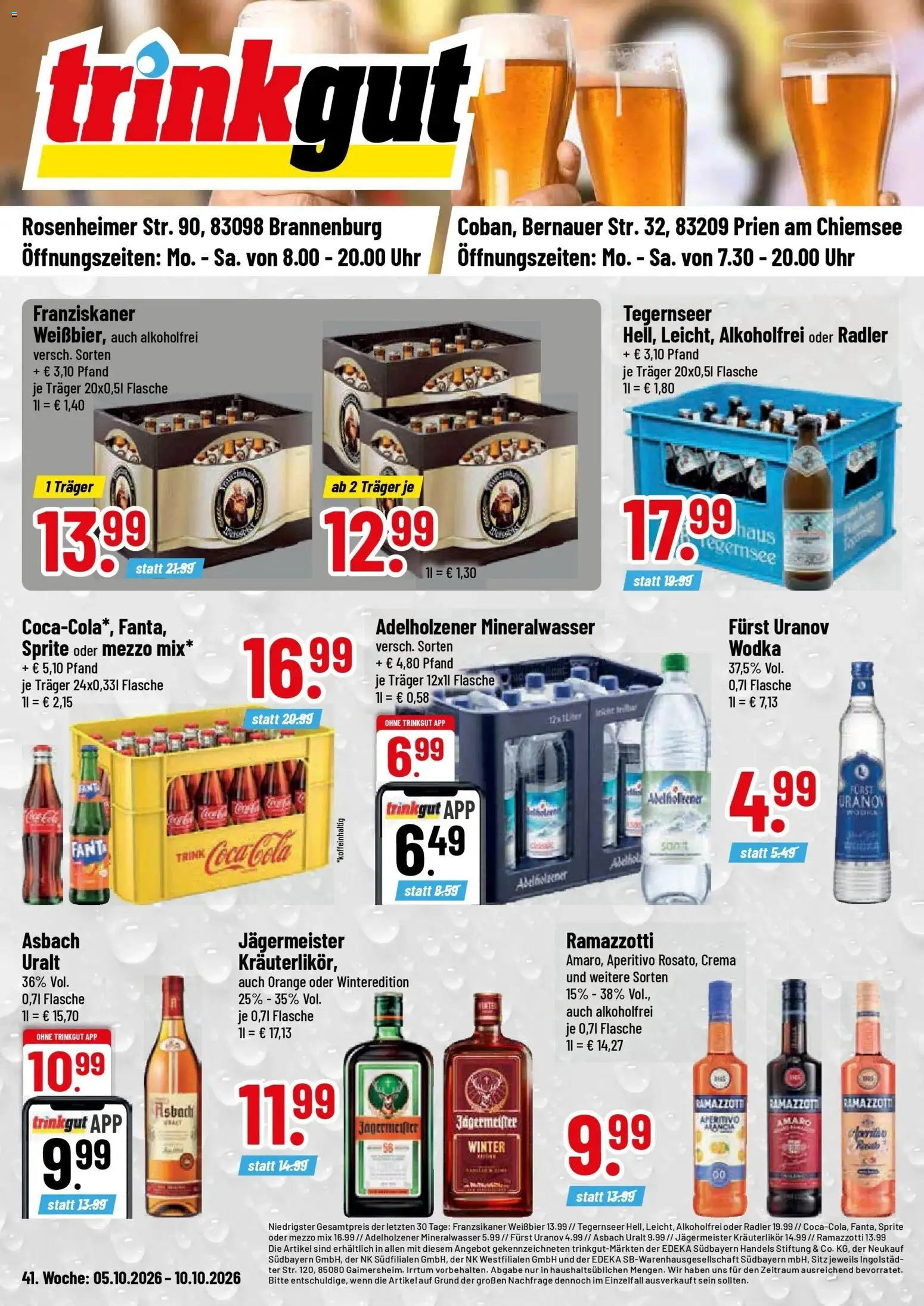 Vorschau von dem Prospekt des Geschäftes Trinkgut, gültig ab dem 05.10.2026