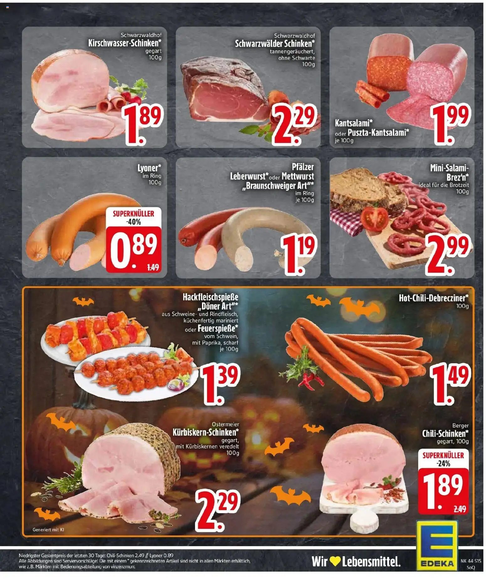 Vorschau von dem Prospekt des Geschäftes Edeka, gültig ab dem 26.10.2026