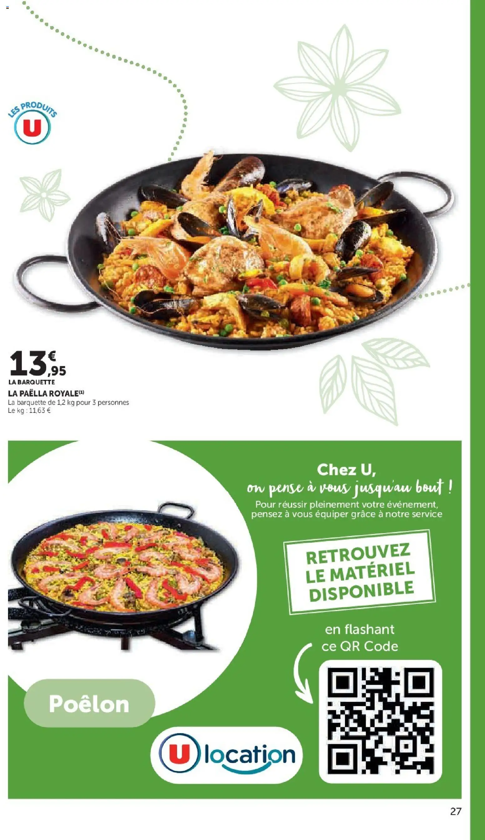 Prévisualisation de Super U - La carte Printemps Été du magasin Super U formulaire valide 03/03/2026 - Paëlla
