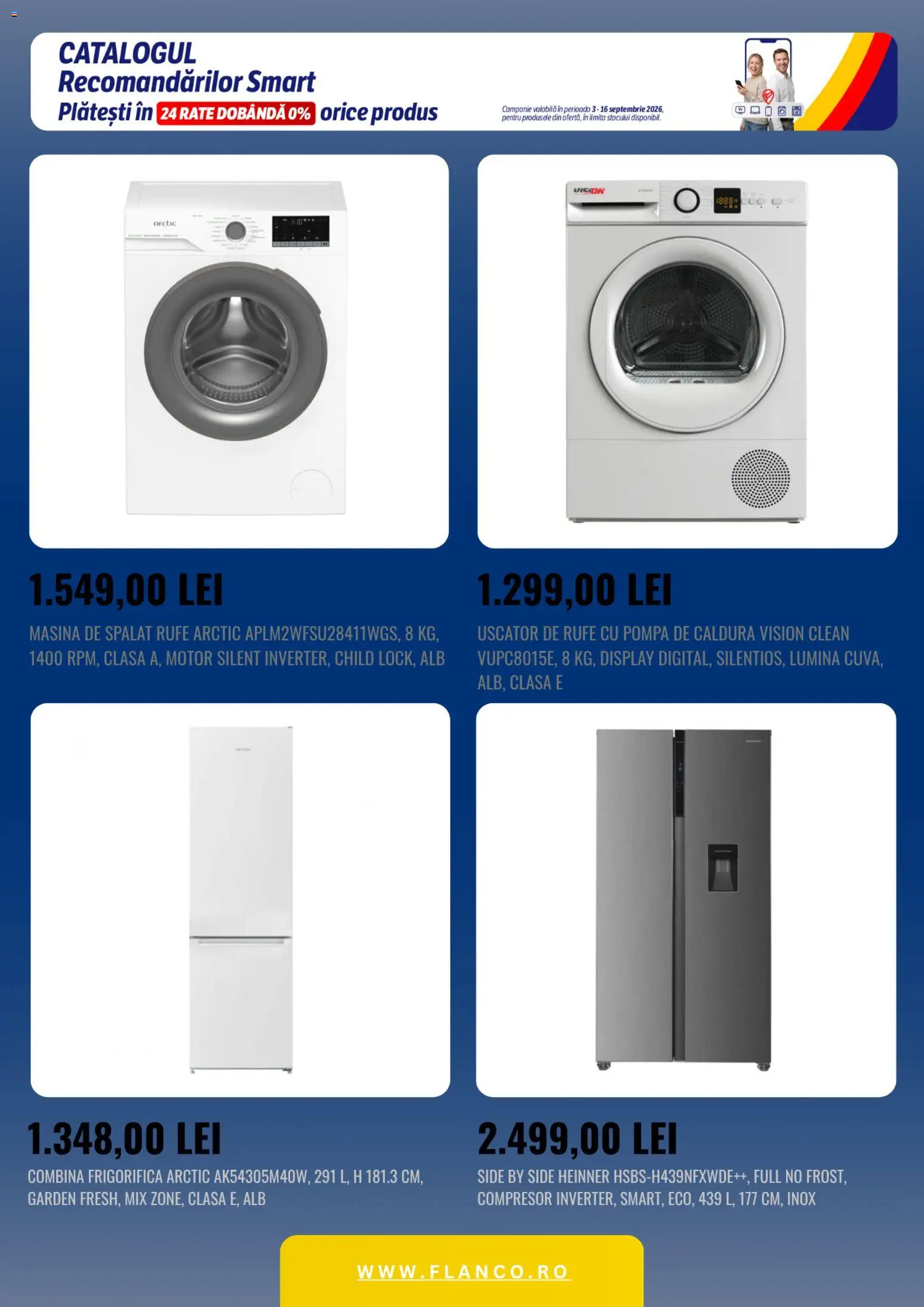 Previzualizarea de cataloage: Flanco Flanco Catalog valabil de la 03.09.2026