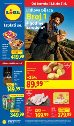 Pregled Lidl kataloga - važi od 18.06.2026