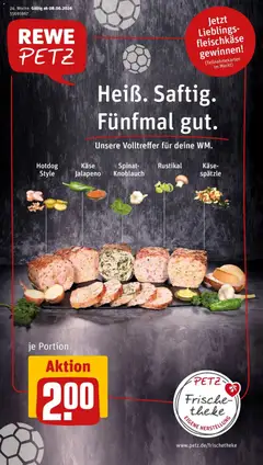 Vorschau von dem Prospekt des Geschäftes Rewe, gültig ab dem 08.06.2026