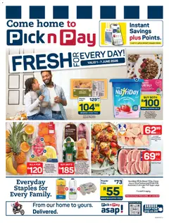 Preview of Pick n Pay flyer valid from 01/06/2026