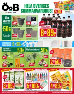 Förhandsgranska reklamblad ÖoB erbjudanden från butik ÖoB gäller från 08/06/2026