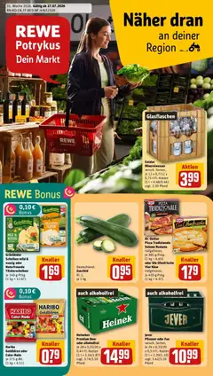 Vorschau von dem Prospekt des Geschäftes Rewe, gültig ab dem 27.07.2026