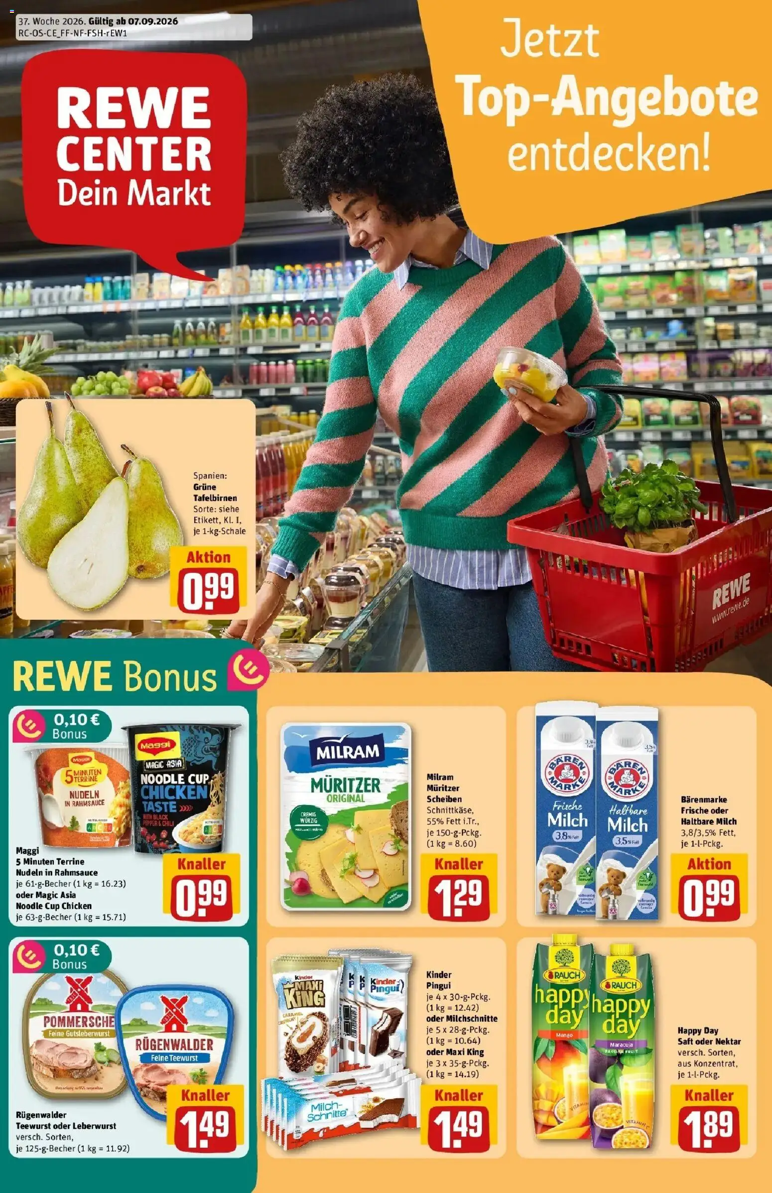 Vorschau von dem Prospekt des Geschäftes Rewe, gültig ab dem 07.09.2026
