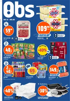 Forhåndsvis Coop Obs kundeavis fra butikk Coop Obs gyldig fra 03/08/2026