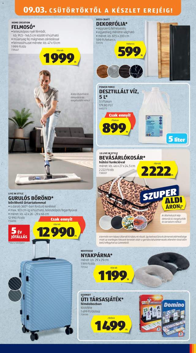 Új Aldi akciós újság 09.03.