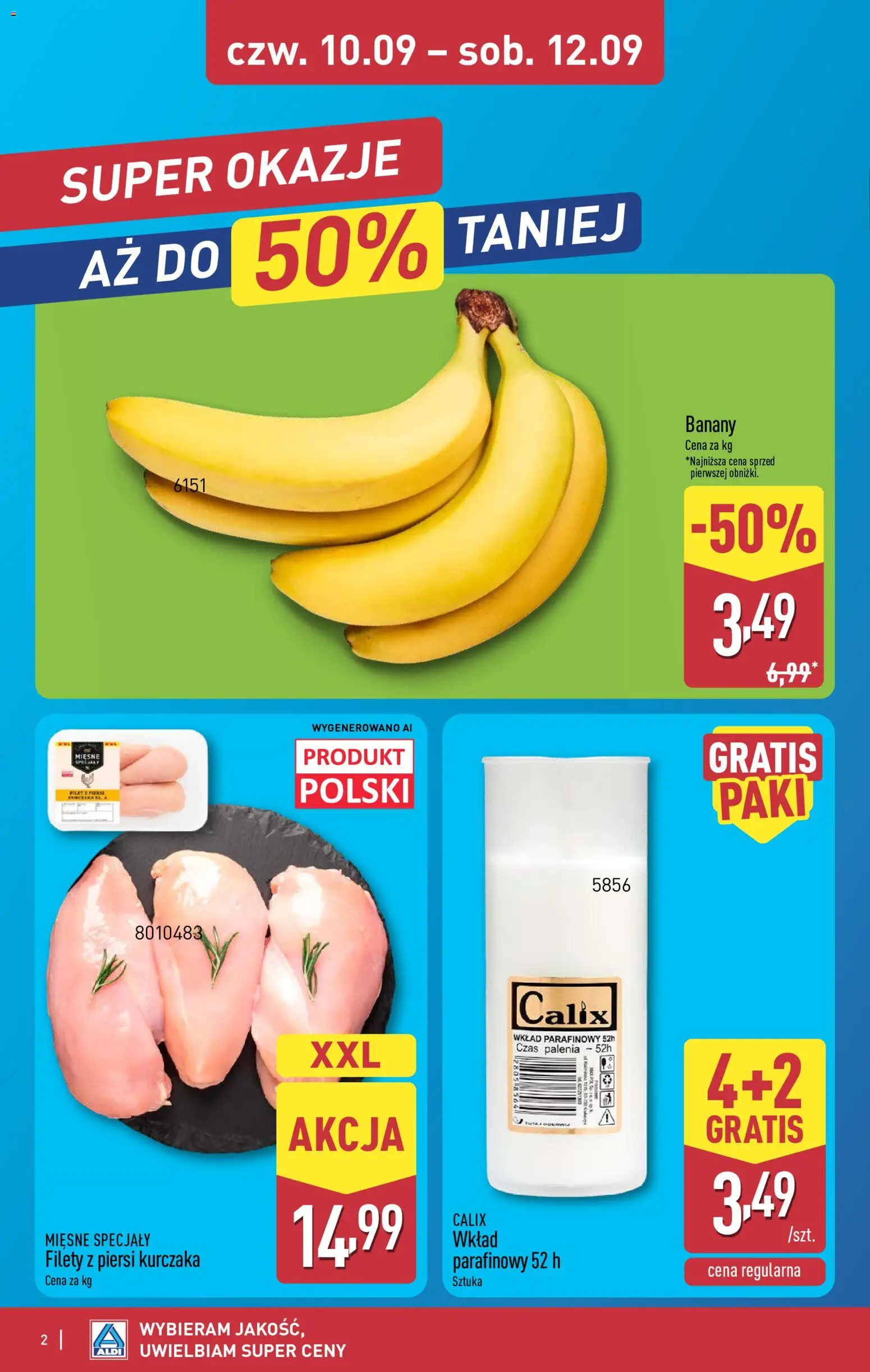 Pogląd gazetki "Aldi gazetka - Oferta weekendowa" ze sklepu Aldi ważnej od 10.09.2026