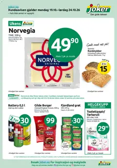 Forhåndsvis Joker kundeavis fra butikk Joker gyldig fra 19/10/2026