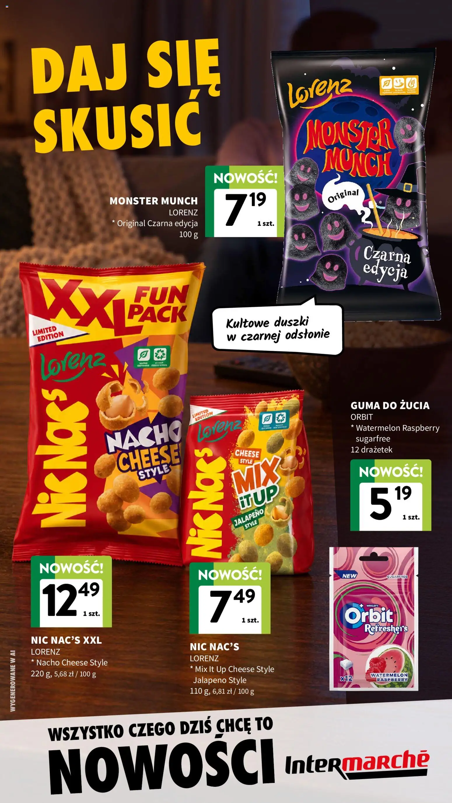 Pogląd gazetki "Intermarche gazetka - Nowości" ze sklepu Intermarche ważnej od 14.10.2026 - Jalapeno, Guma do żucia