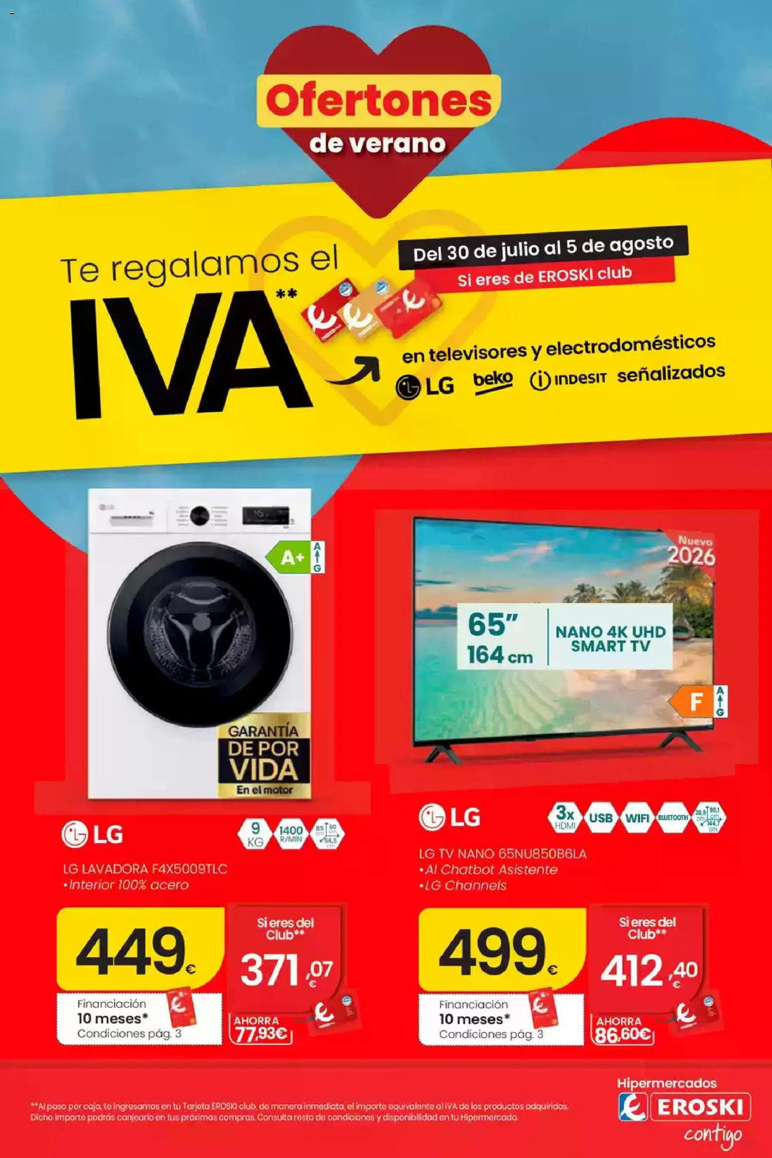 Vista previa del folleto de la tienda Eroski válido desde el 30/07/2026 
