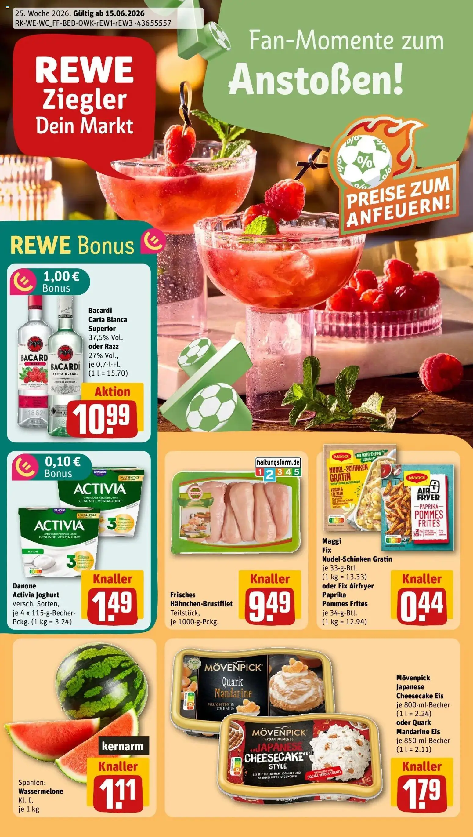 Vorschau von dem Prospekt des Geschäftes Rewe, gültig ab dem 14.06.2026