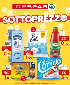 Anteprima dell'opuscolo Despar volantino Express Sardegna dal negozio Despar valido da 21/05/2026