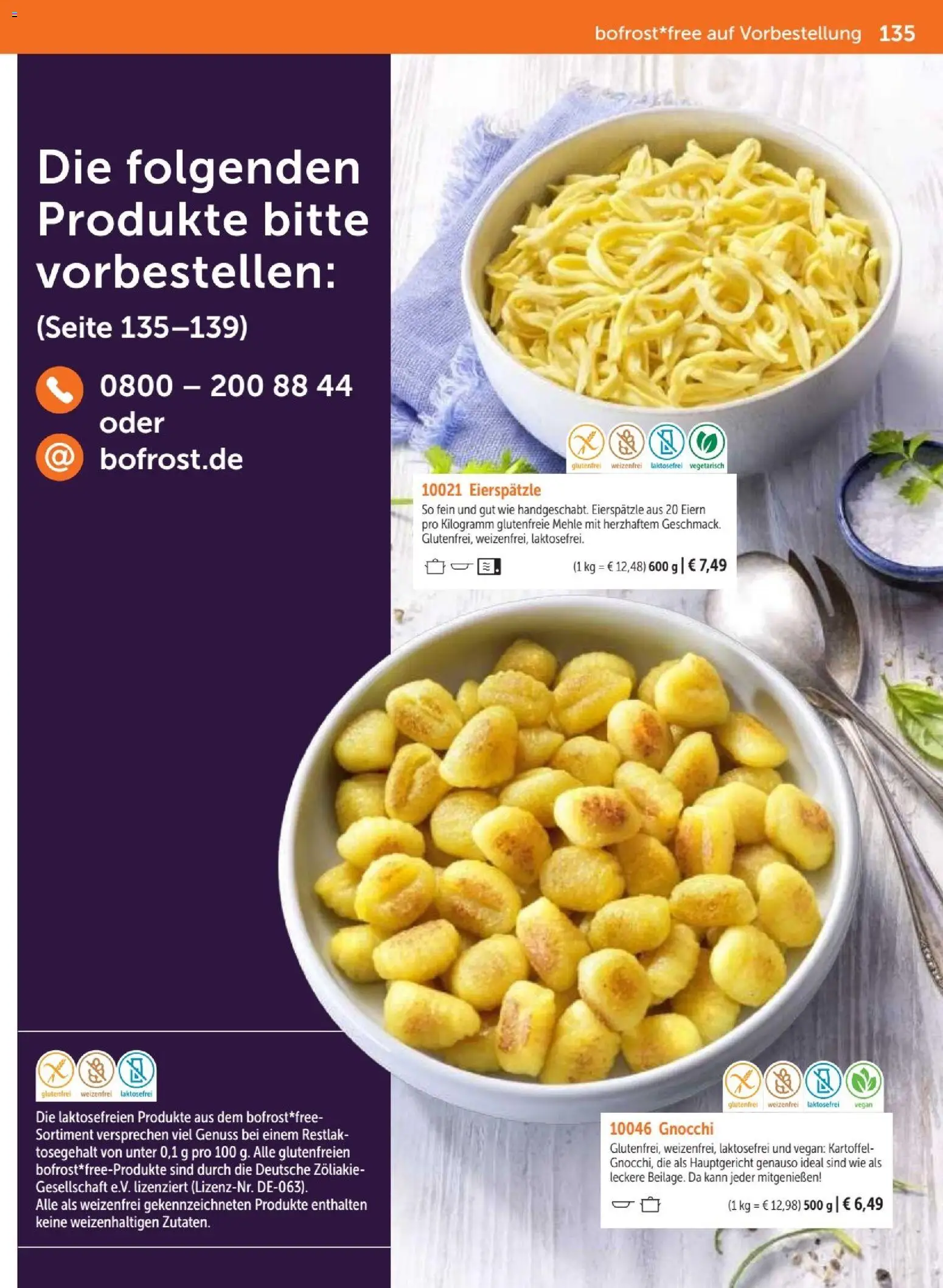 Vorschau von dem Prospekt des Geschäftes Bofrost, gültig ab dem 07.09.2026 - Gnocchi