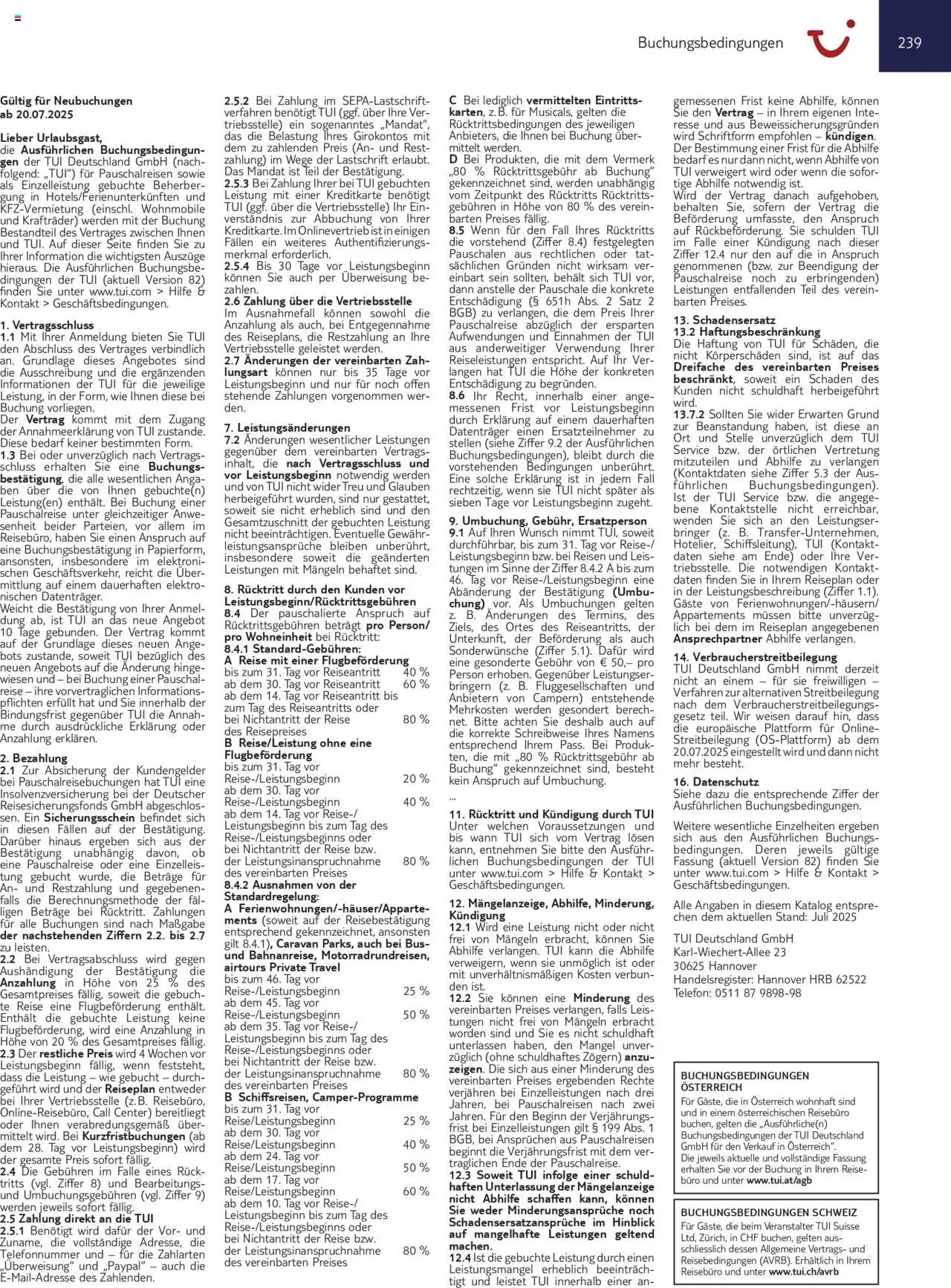 Vorschau von dem Prospekt des Geschäftes TUI, gültig ab dem 01.11.2025 - Telefon