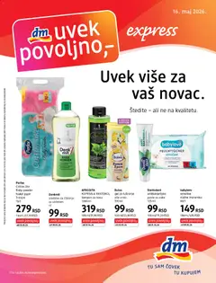 Pregled DM Drogerie kataloga - važi od 16.05.2026