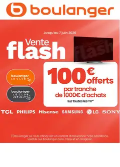 Boulanger - Prévisualisation de Boulanger Catalogue des produits - Vente flash valide à partir de 05.06.2026