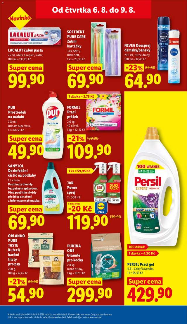Nový Lidl leták od 06.08.