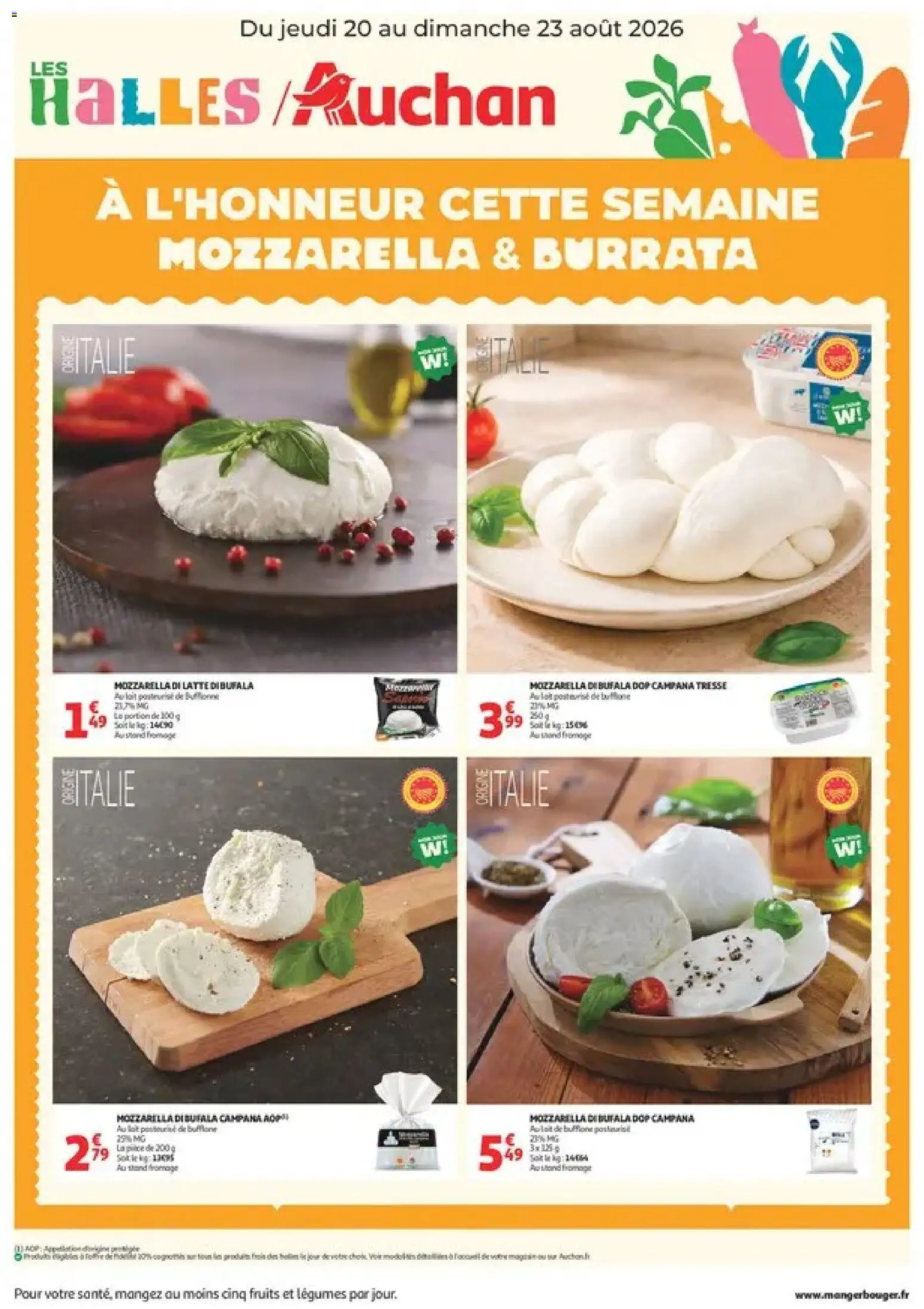 Prévisualisation de Auchan - Bons plans du week end du magasin Auchan formulaire valide 20/08/2026
