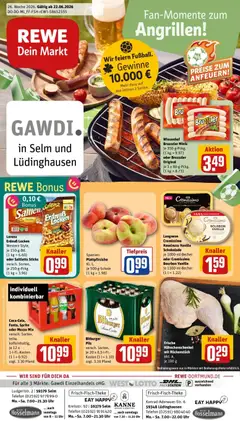 Vorschau von dem Prospekt des Geschäftes Rewe, gültig ab dem 21.06.2026