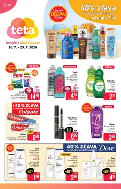 Náhľad Teta drogerie letáku platného od 20.07.2026