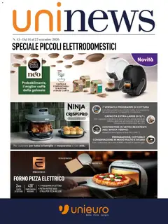 Anteprima dell'opuscolo Unieuro volantino Piccoli Elettrodomestici dal negozio Unieuro valido da 16/09/2026