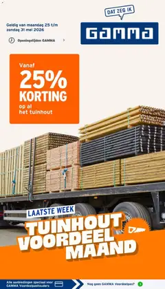 Voorbeeld van GAMMA folder van winkel GAMMA geldig vanaf 25-05-2026