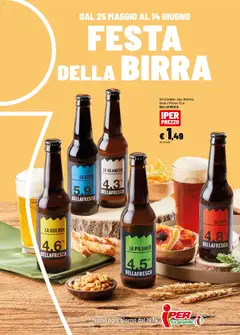 Anteprima dell'opuscolo Iper volantino Birra dal negozio Iper valido da 25/05/2026