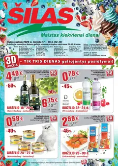 Šilas parduotuvės leidinio Šilas leidinys galiojančio nuo 2026.06.17 peržiūra