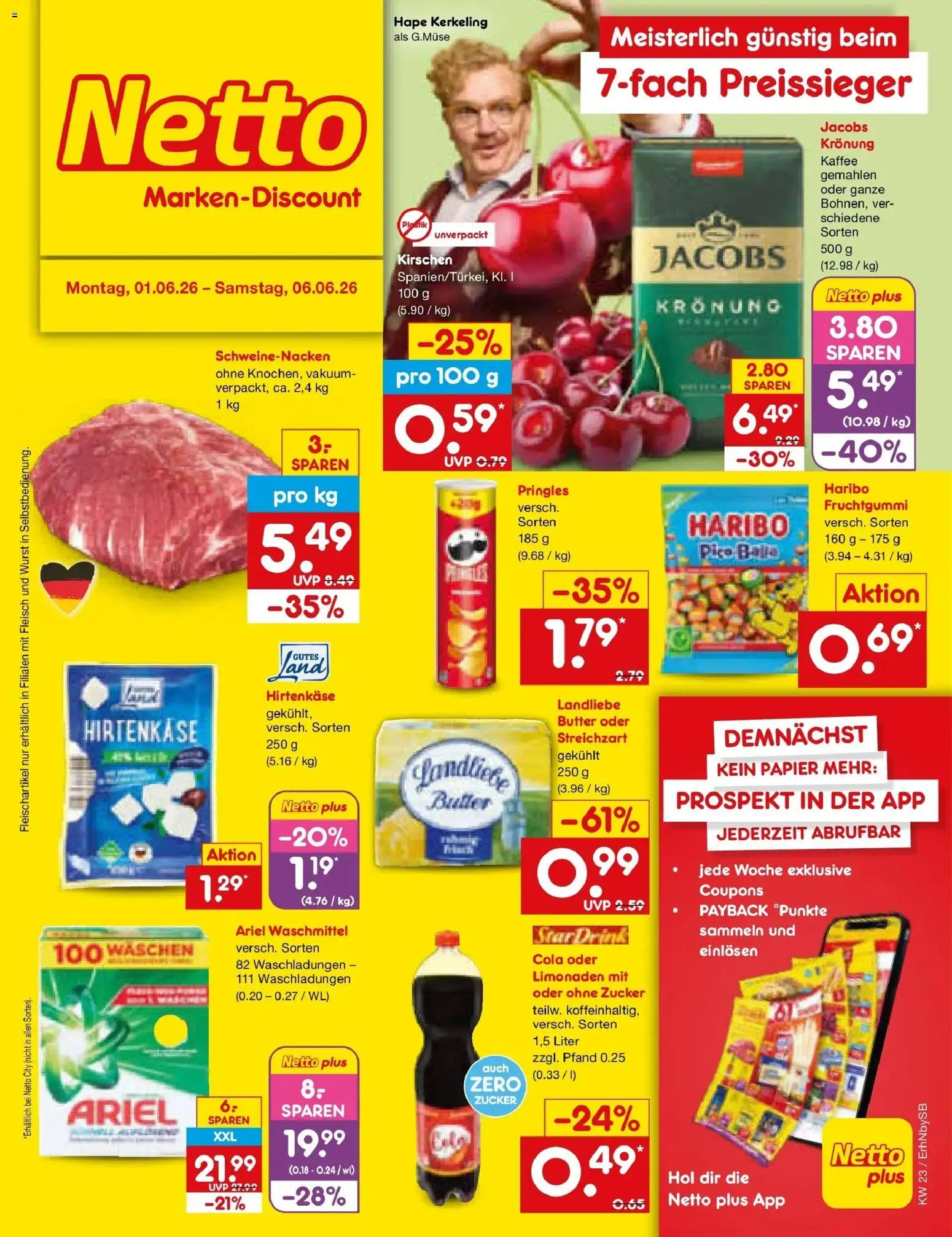 Vorschau von dem Prospekt des Geschäftes Netto Marken-Discount, gültig ab dem 01.06.2026