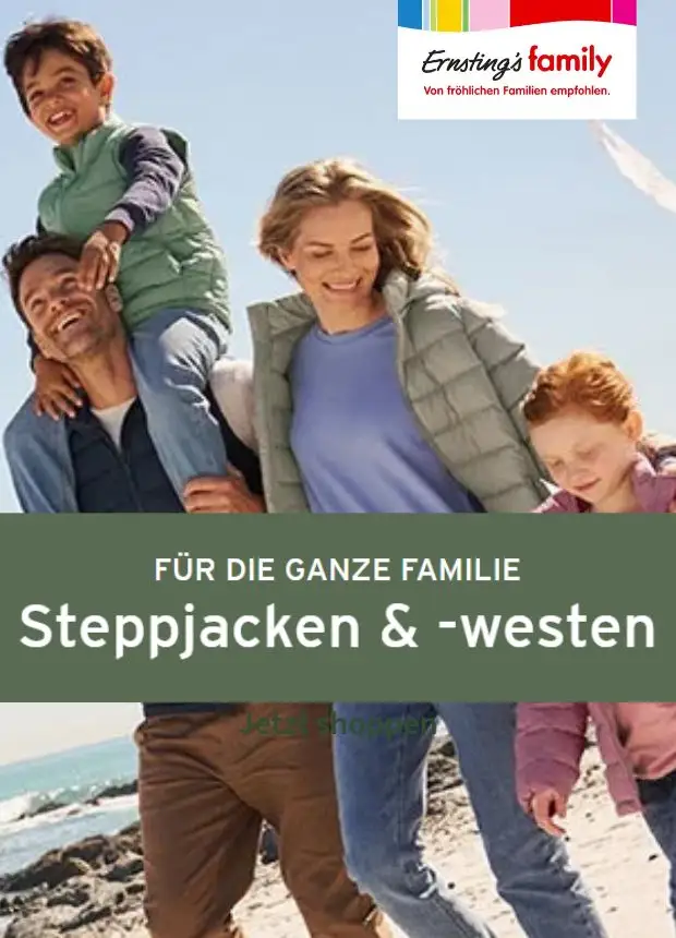 Ernsting's Family Produktkatalog - Steppjacken & -westen ab 15.10.2026 gültig