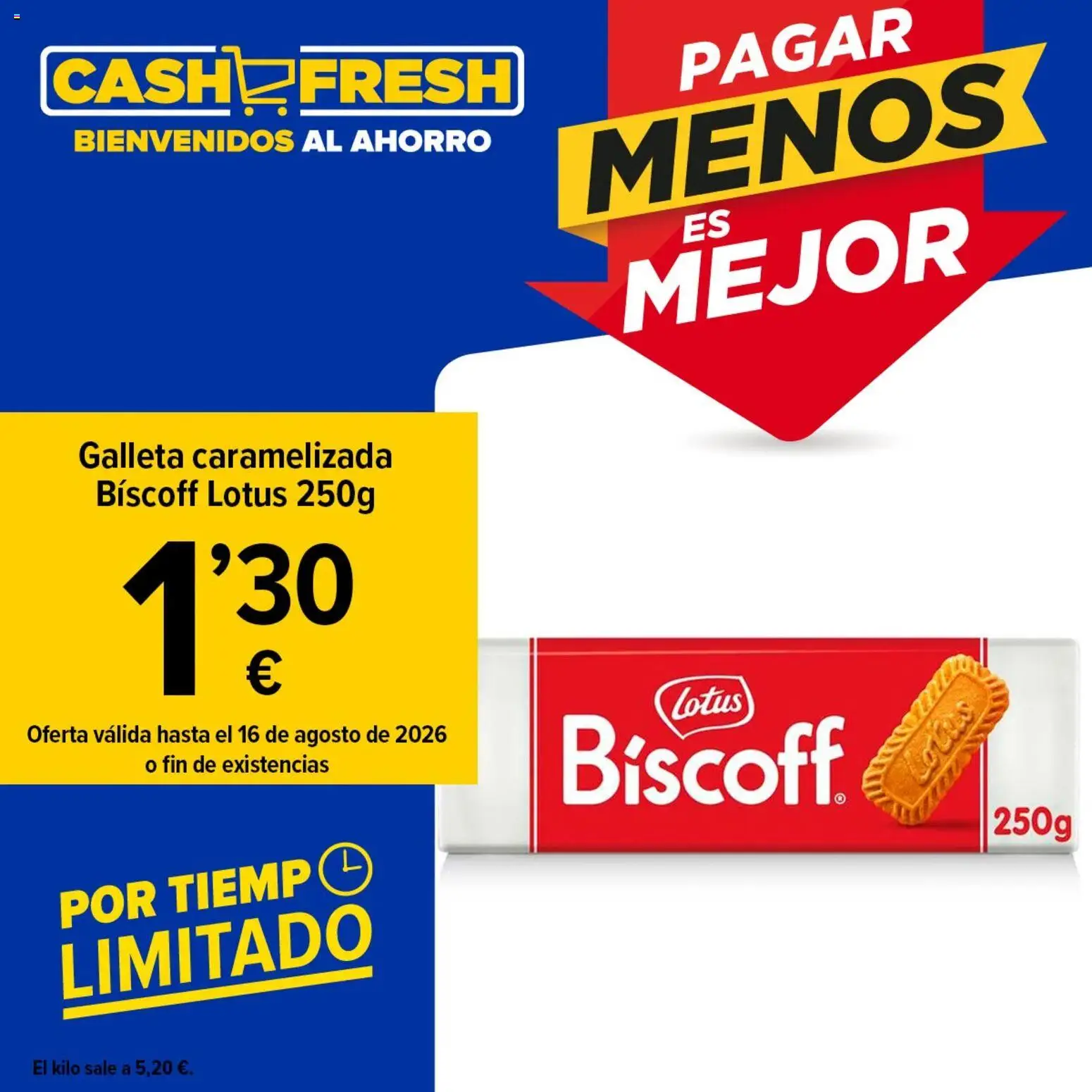 Vista previa del folleto de la tienda Cash Fresh válido desde el 11/08/2026 - Lotus