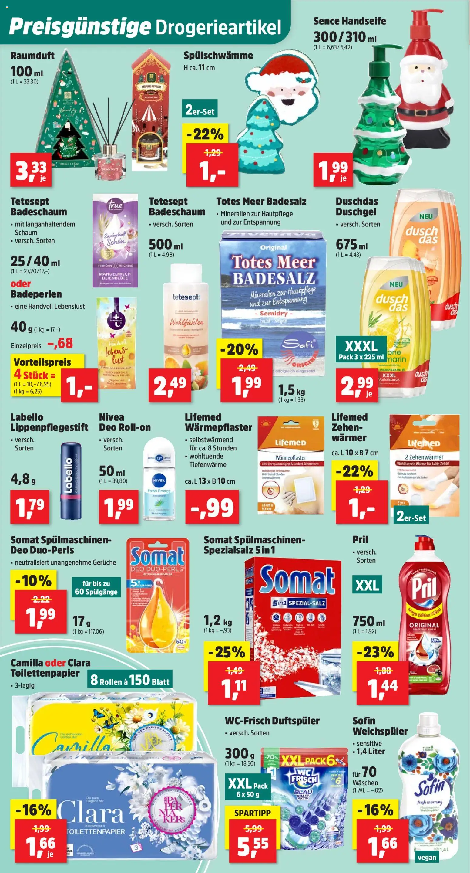 Vorschau von dem Prospekt des Geschäftes Thomas Philipps, gültig ab dem 26.10.2026 - Toilettenpapier, Energy, Weichspüler, Duschgel, Pril, Duschdas, Badeschaum