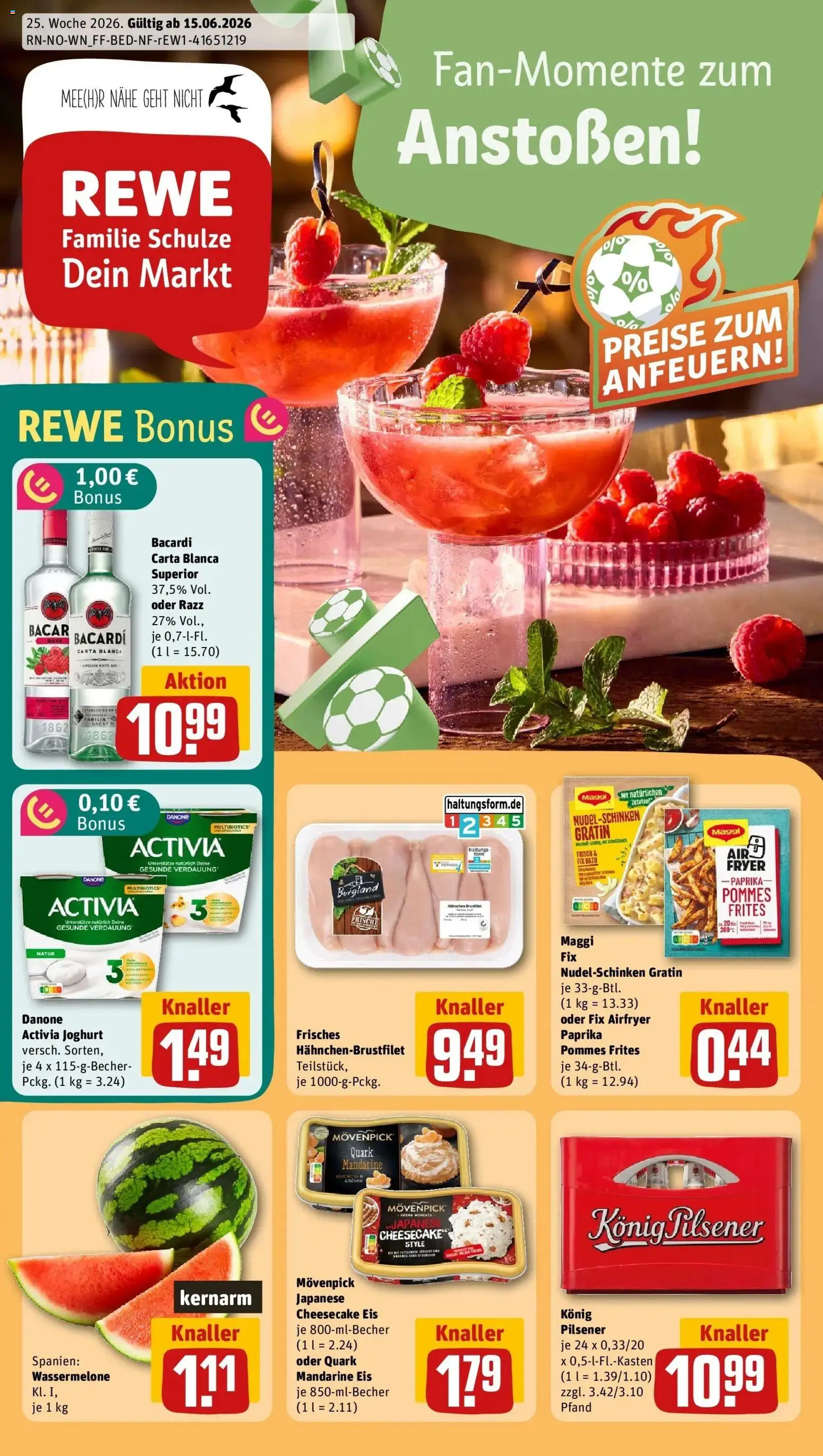 Vorschau von dem Prospekt des Geschäftes Rewe, gültig ab dem 14.06.2026