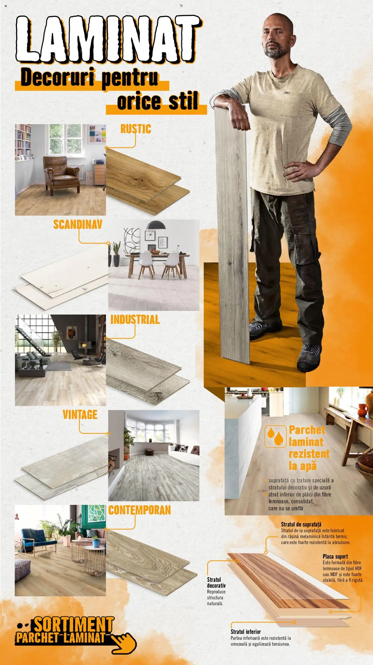 Previzualizarea de cataloage: Hornbach Hornbach Catalog Pardoseala Laminat, SPC sau Lemn? valabil de la 15.09.2026