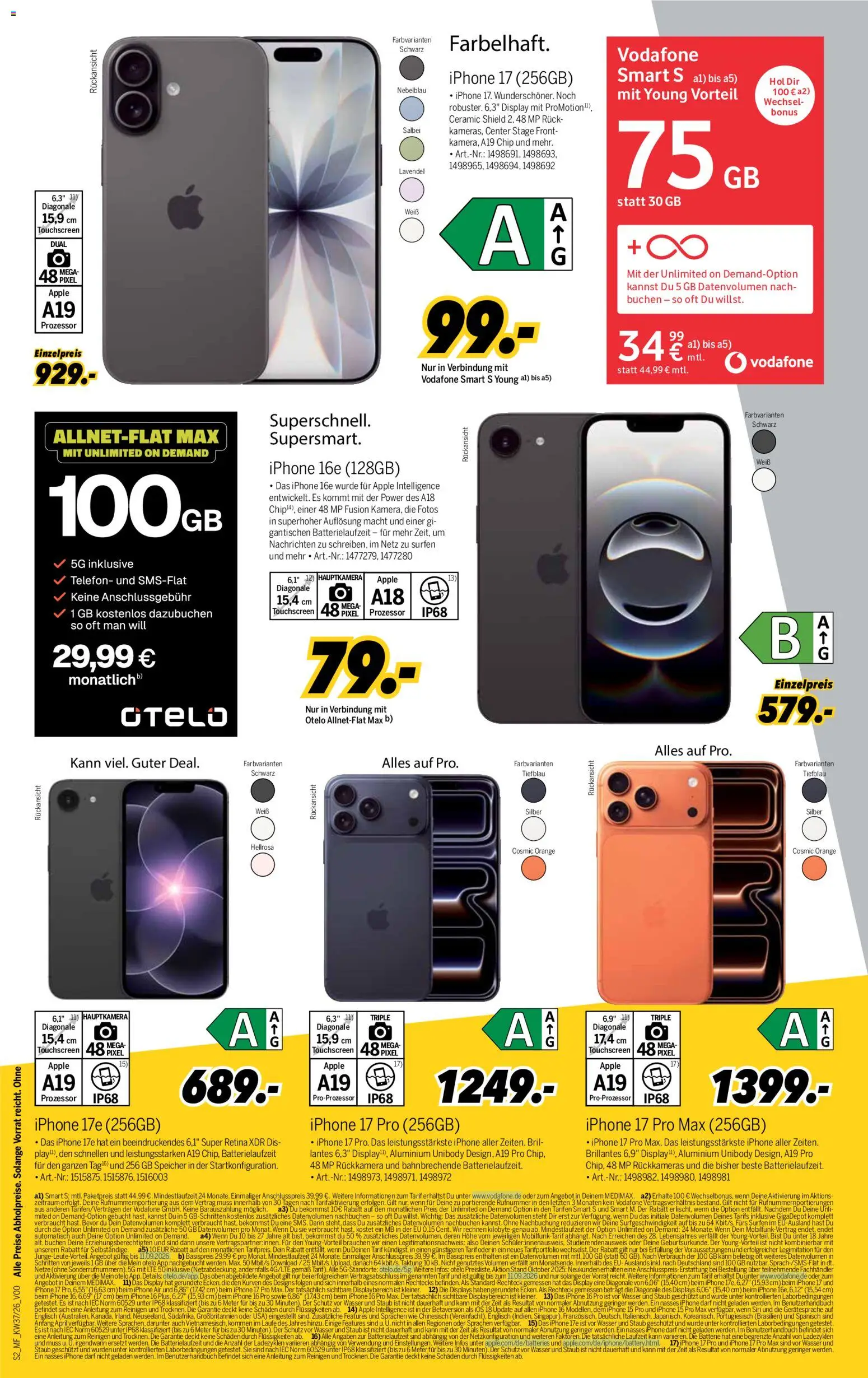 Vorschau von dem Prospekt des Geschäftes Medimax, gültig ab dem 05.09.2026 - Apple, Iphone, Telefon, Wasser, Batterie