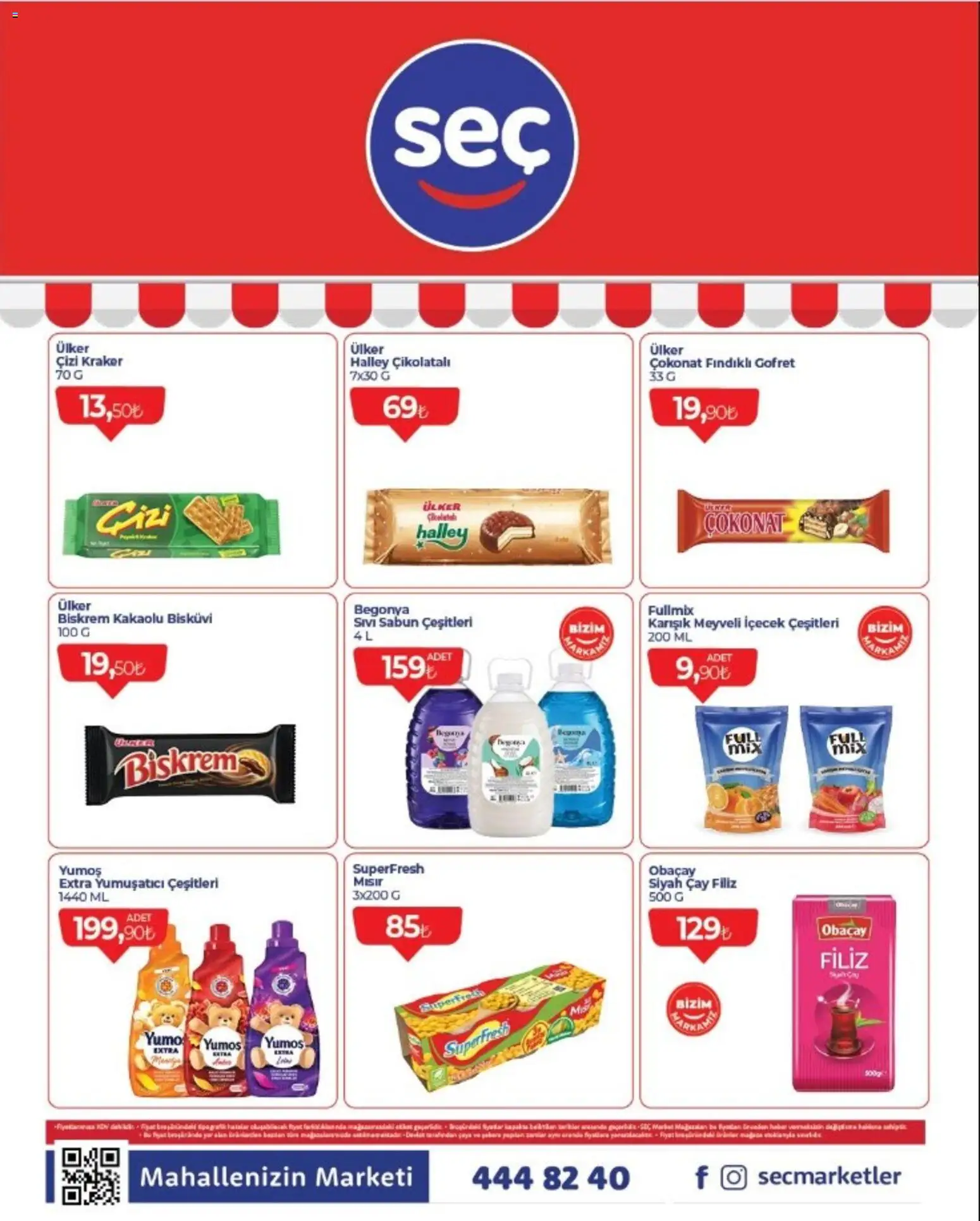 Seç Market Seç Market Katalog 24.09.2026 - Broşürünün önizlemesi - Çay, Mısır, Bisküvi, Gofret, Yumuşatıcı, Sabun, Fındıklı gofret